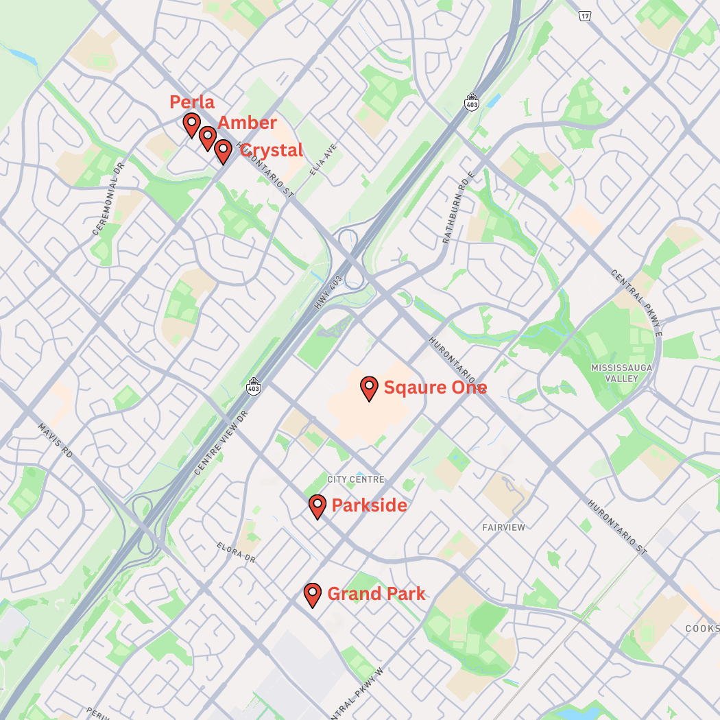 Area Map - All buildings near Square One