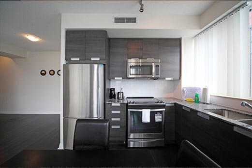 kitchen - Furnished Apartments in Mississauga | Short Term Rentals